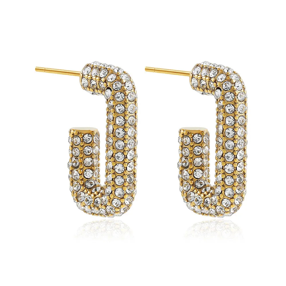 Boucles d’oreilles brillance & éclat diamanté