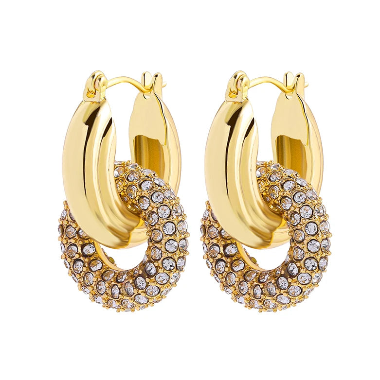 Boucles d’oreilles brillance & éclat diamanté