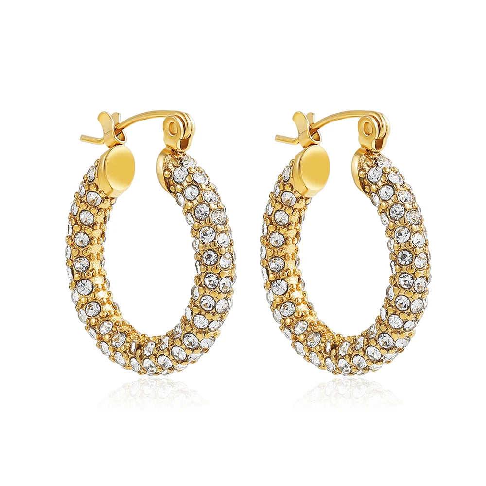 Boucles d’oreilles brillance & éclat diamanté