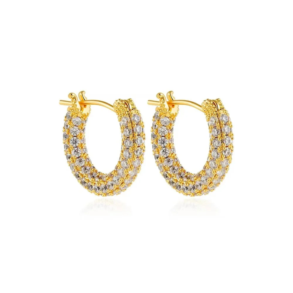 Boucles d’oreilles brillance & éclat diamanté