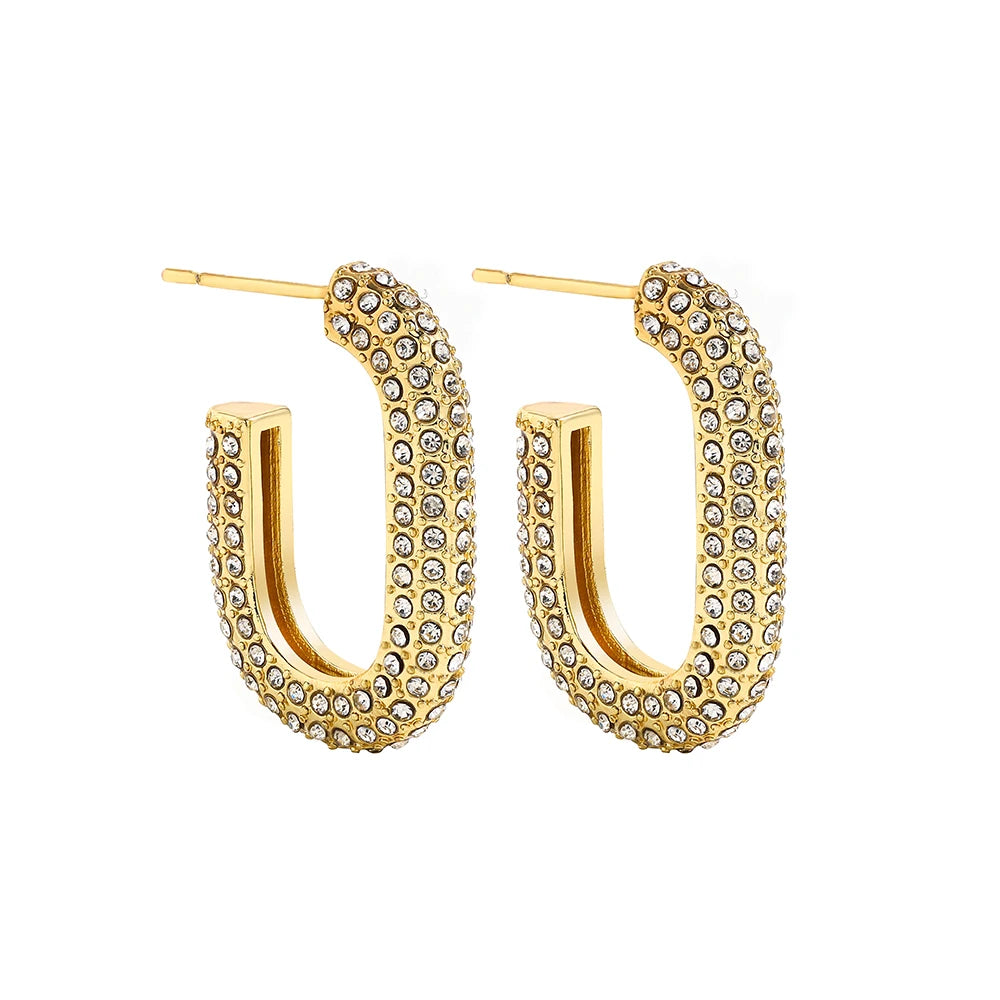Boucles d’oreilles brillance & éclat diamanté